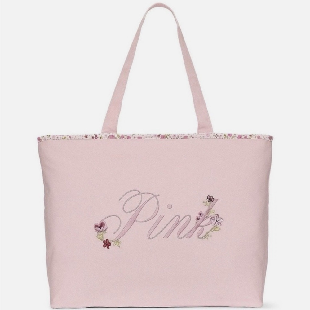 PINK Victoria's Secret Embroidered Tote